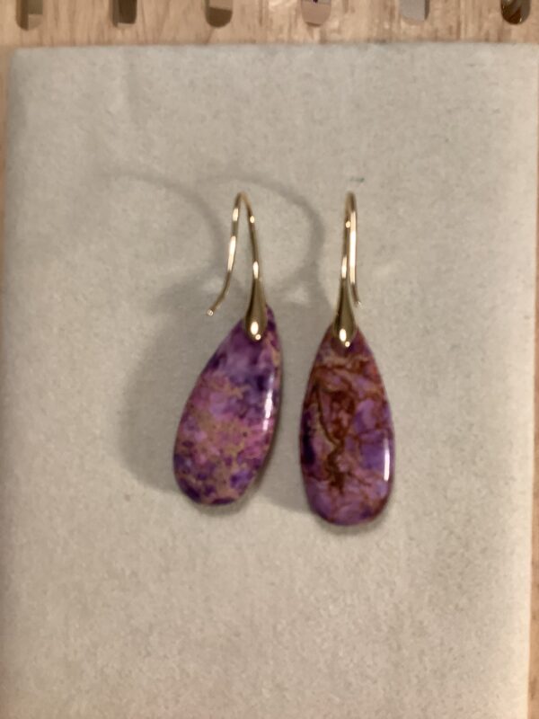Imperial jasper earrings (TikTok sale)