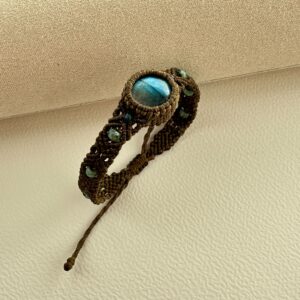 Macrame Labradorite Bracelet