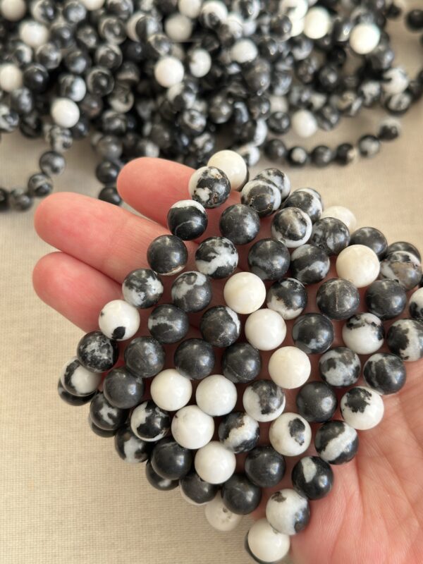 Black Zebra Jasper Bracelet - Image 5