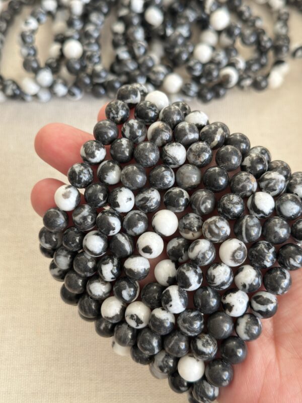 Black Zebra Jasper Bracelet - Image 6