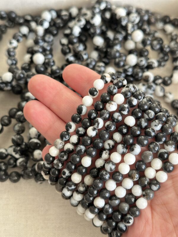 Black Zebra Jasper Bracelet - Image 7