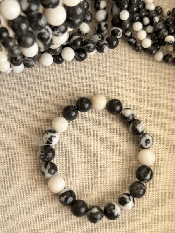 Black Zebra Jasper Bracelet - Image 2