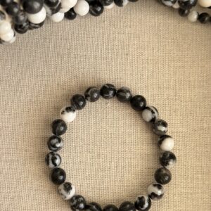 Black Zebra Jasper Bracelet