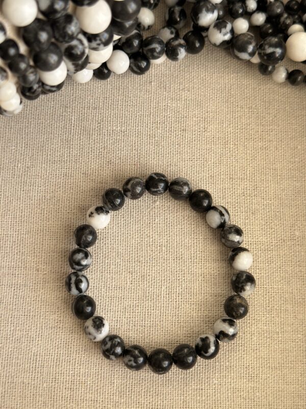 Black Zebra Jasper Bracelet