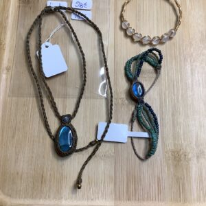 Bracelets +necklace for Linda