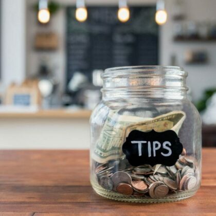 Tip jar
