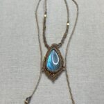 Labradorite Necklace– Dual-Toned Glow – Boho Style