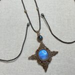 Labradorite Necklace – Intricate Celtic-Inspired Design