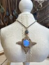 Labradorite Necklace – Intricate Celtic-Inspired Design - Image 2
