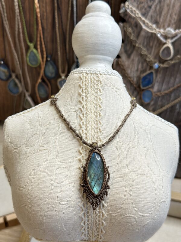 Labradorite Necklace – Ethereal Glow - Image 2
