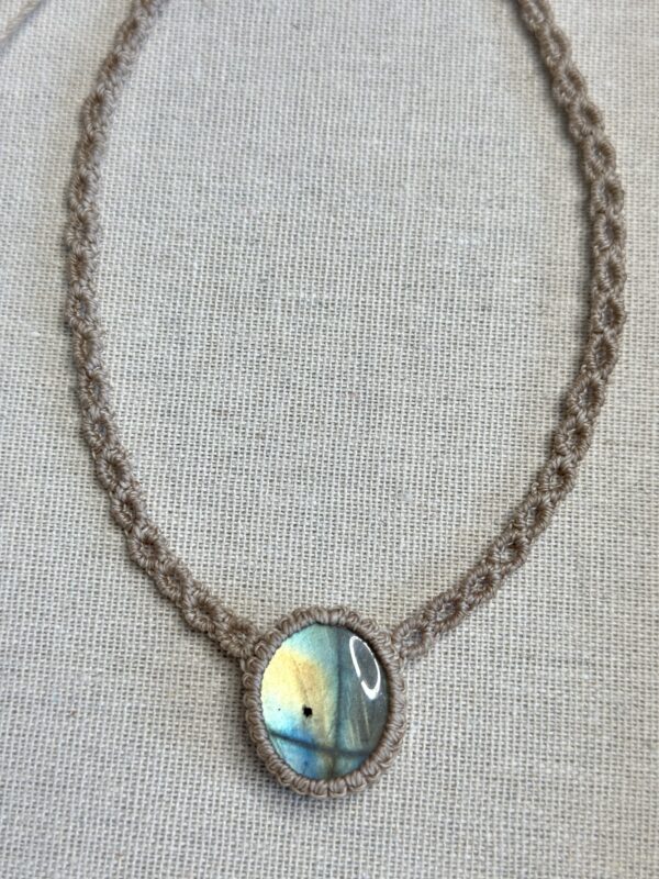 Labradorite choker Necklace - Image 3