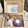 Amethyst & Rose Quartz Beauty Set