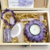 Amethyst & Rose Quartz Beauty Set - Image 2