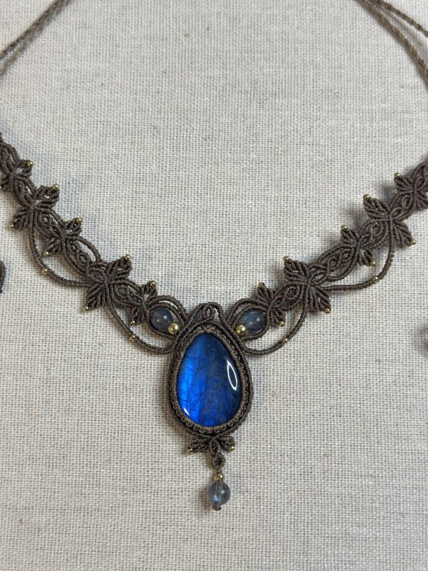 Blue Labradorite Necklace - Image 5