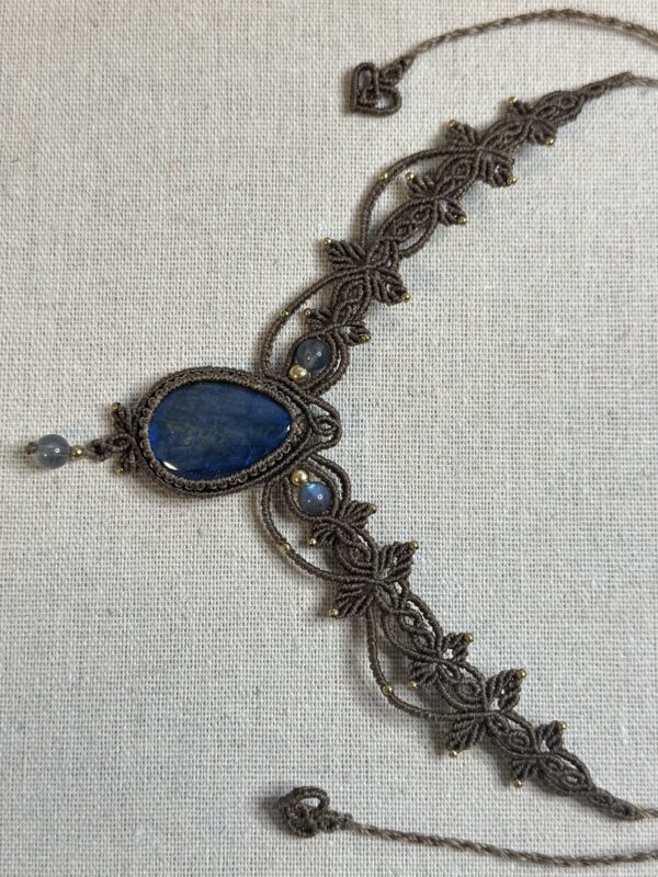 Blue Labradorite Necklace - Image 4