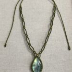 Green flash Labradorite Necklace