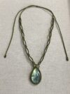 Green flash Labradorite Necklace