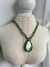Green flash Labradorite Necklace - Image 2