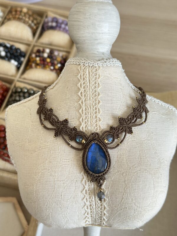Blue Labradorite Necklace - Image 6