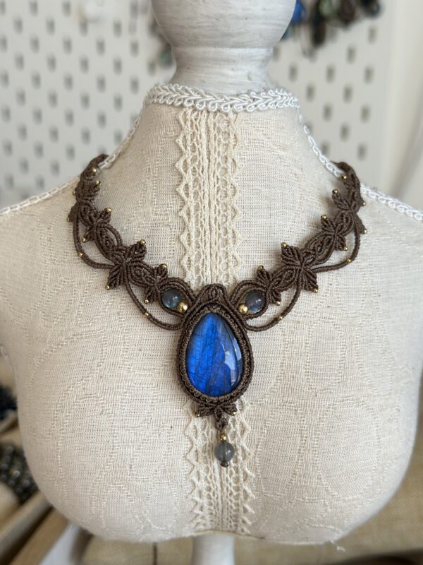 Blue Labradorite Necklace - Image 7