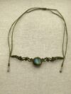 Labradorite choker  Blue-Green Flash - Image 3