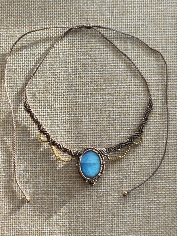 Macrame Labradorite Choker