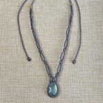 Labradorite Green Flash Necklace