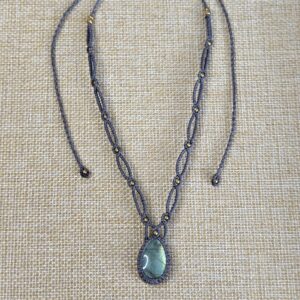 Labradorite Green Flash Necklace