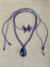 Purple Labradorite Necklace and Choker set - Image 2