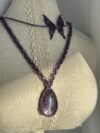 Purple Labradorite Necklace and Choker set - Image 3