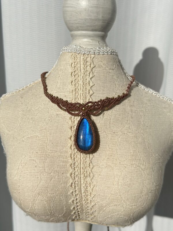 Vintage Macrame Necklace - Image 5