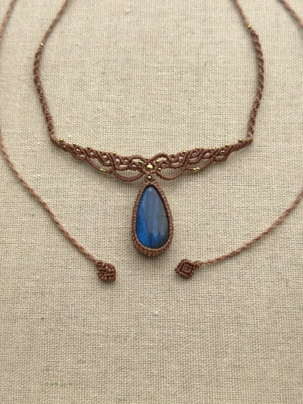 Vintage Macrame Necklace - Image 3