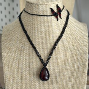 Garnet Butterfly Sirena Set
