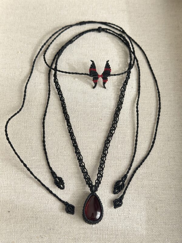 Garnet Butterfly Sirena Set - Image 2