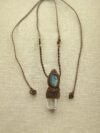 Labradorite & Rainbow Clear Quartz Totem of the Earth Guardian - Image 7