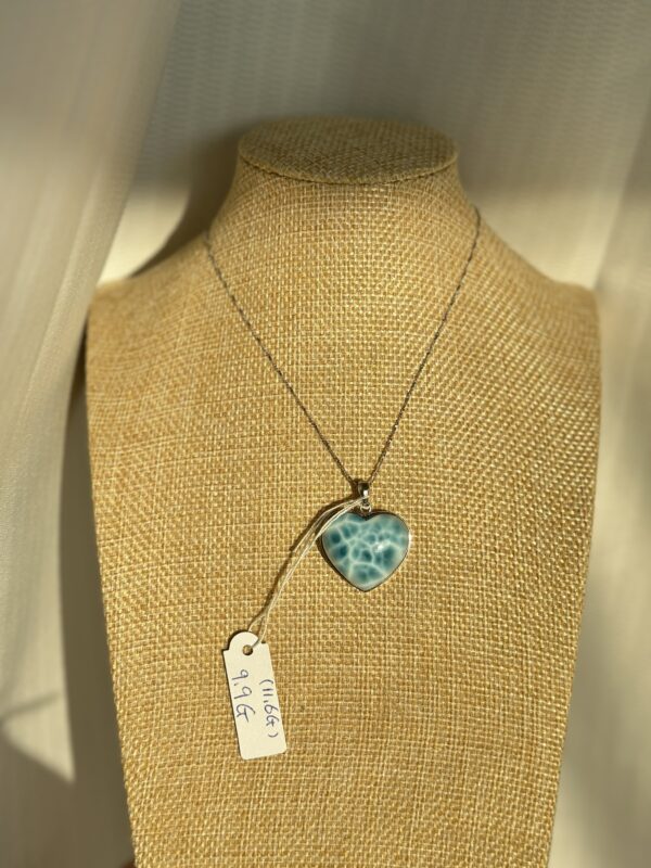 High Quality Larimar Pendant Necklace - Image 2