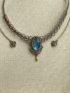 Zafira Labradorite Macrame Necklace - Image 6