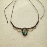 Rainbow Labradorite Seraya Choker Necklace