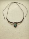 Rainbow Labradorite Seraya Choker Necklace