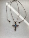 Blue Labradorite Cross Necklace - Image 3