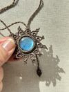 Blue Labradorite Sunburst Necklace - Image 3