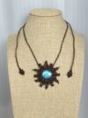 Blue Labradorite Sunburst Necklace - Image 4