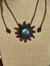 Blue Labradorite Sunburst Necklace - Image 6