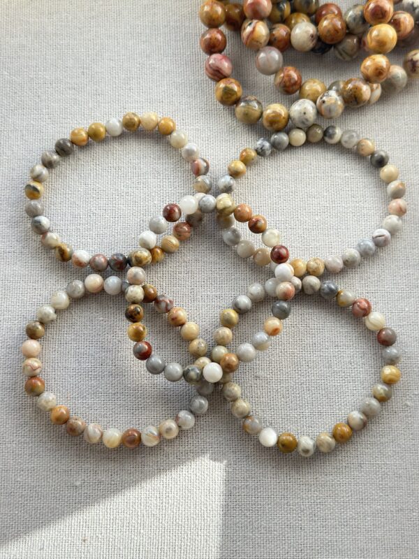 Crazy Lace Agate Bracelet