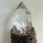 Labradorite & Rainbow Clear Quartz Totem of the Earth Guardian