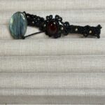 Labradorite Choker with Black thread for Raven