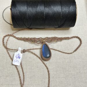 Purple labradorite Necklace for Bruna
