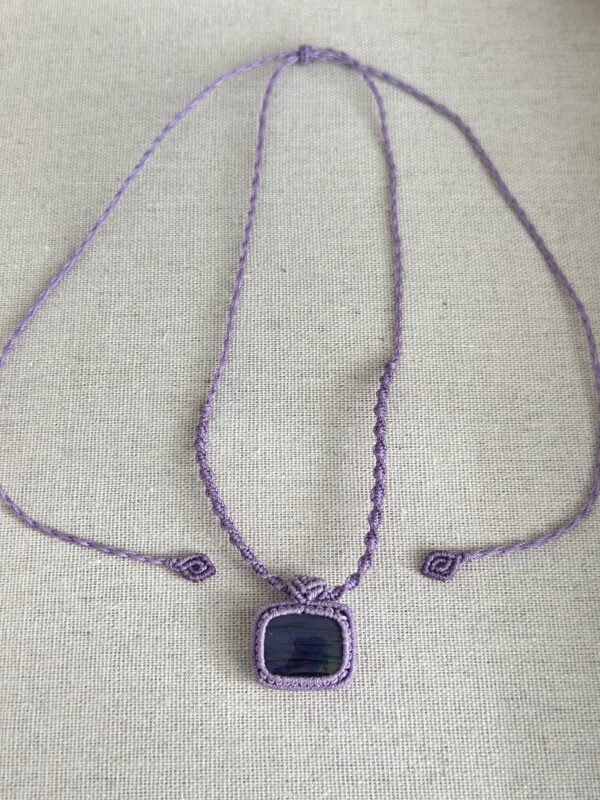 Purple Glow Labradorite Necklace - Image 3