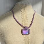 Purple Glow Labradorite Necklace