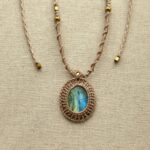 Blue-Green Labradorite Necklace